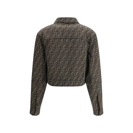 Fendi FF logo cropped Jacket - Hilstor