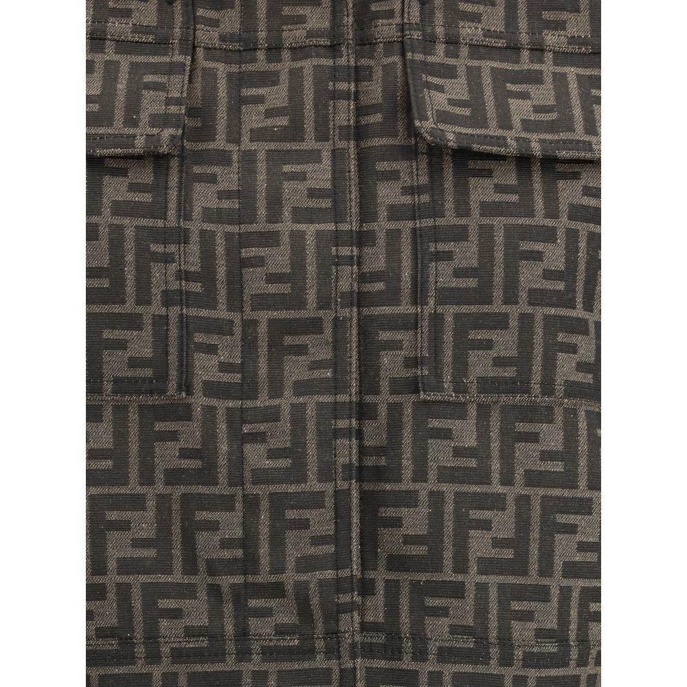 Fendi FF logo cropped Jacket - Hilstor