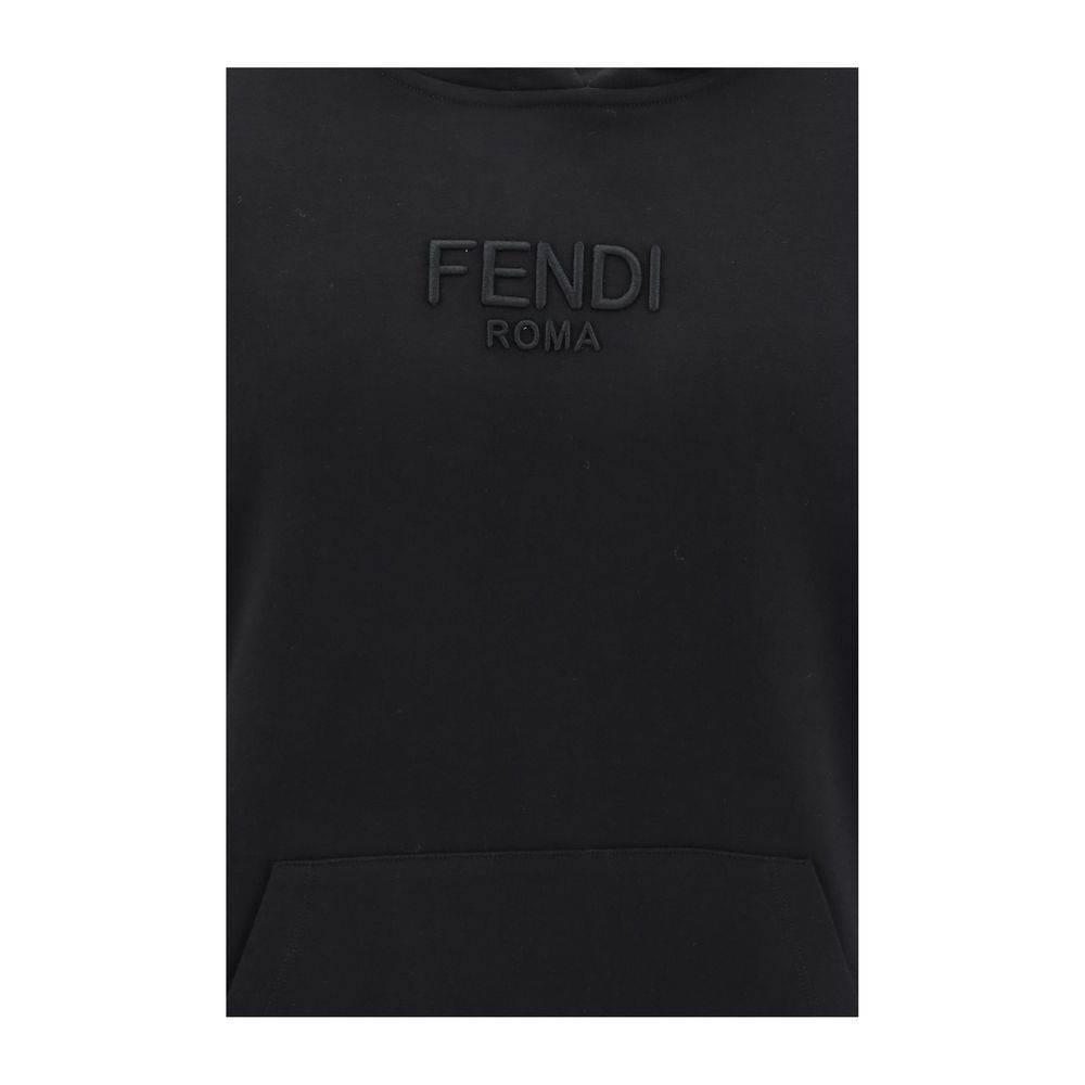 Fendi Logoed Hoodie - Hilstor