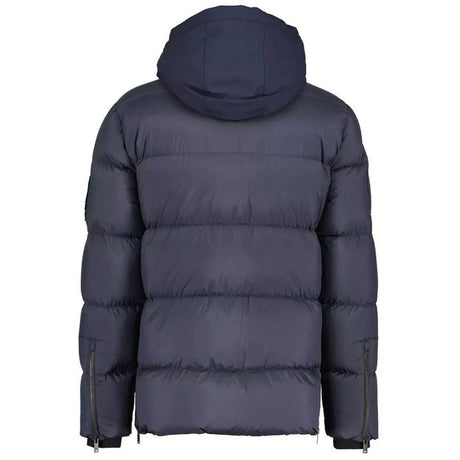 Moose Knuckles Blue Nylon Jacket - Hilstor