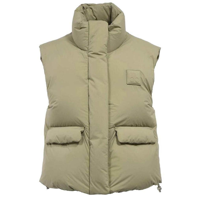 Moose Knuckles Green Nylon Vest - Hilstor