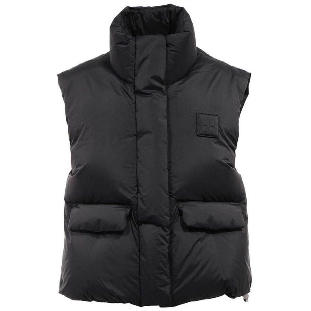 Moose Knuckles Black Nylon Vest - Hilstor