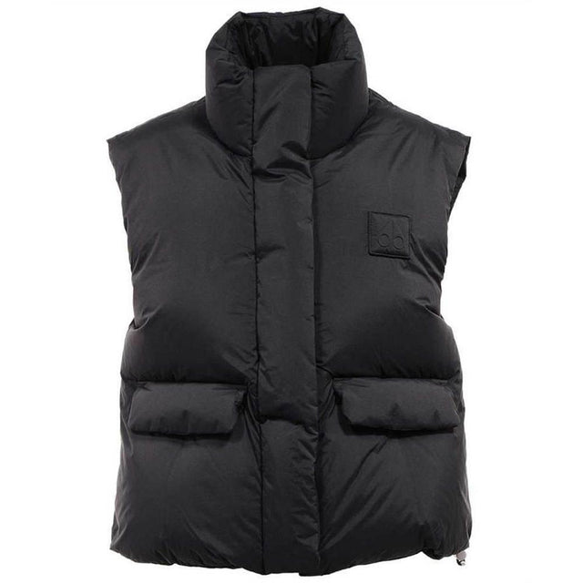 Moose Knuckles Black Nylon Vest - Hilstor