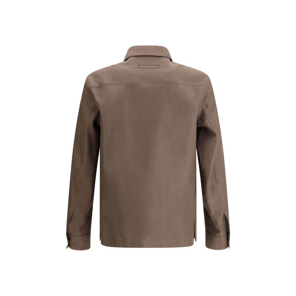 ZEGNA Linen Shirt Jacket - Hilstor