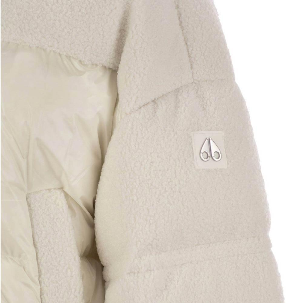 Moose Knuckles White Nylon Jackets & Coat - Hilstor