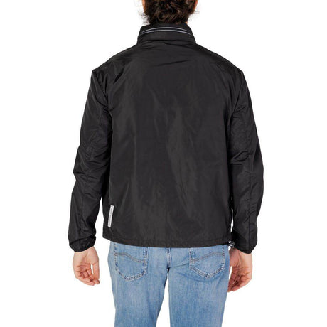 Armani Exchange Black Polyester Jacket - Hilstor