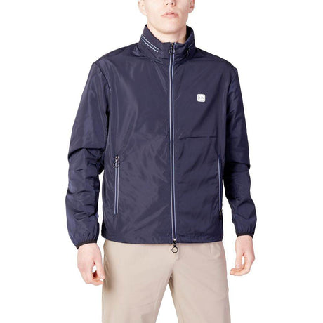 Armani Exchange Blue Polyester Jacket - Hilstor