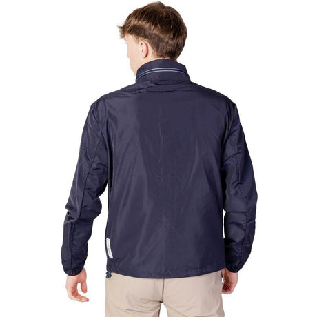 Armani Exchange Blue Polyester Jacket - Hilstor