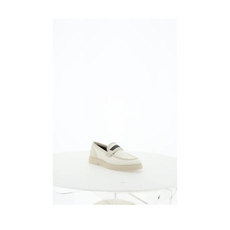 Brunello Cucinelli Beige Loafers Shoes