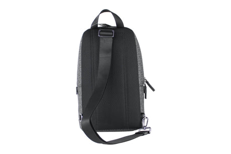 Michael Kors Cooper Medium Black Signature PVC Sling Backpack - Hilstor