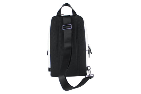 Michael Kors Cooper Medium White Signature PVC Sling Backpack - Hilstor