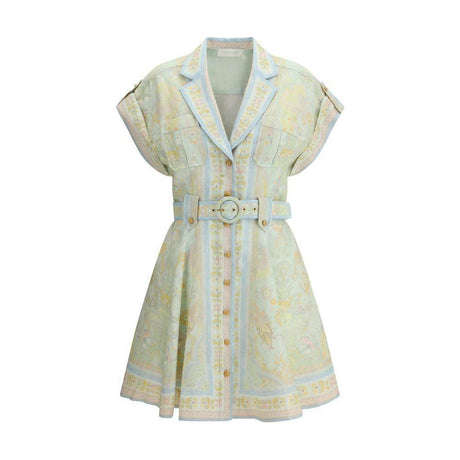 Zimmermann Acacia Mini Shirt Dress - Hilstor