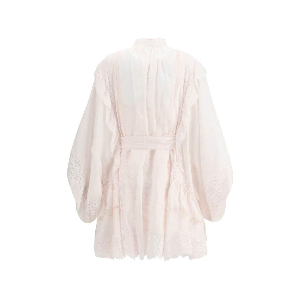 Zimmermann Mini Crush Lace Billow Dress - Hilstor