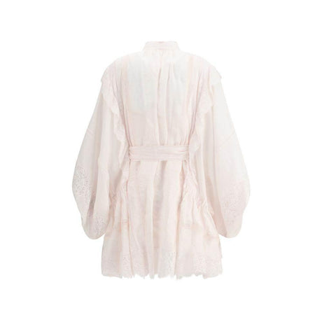 Zimmermann Mini Crush Lace Billow Dress - Hilstor