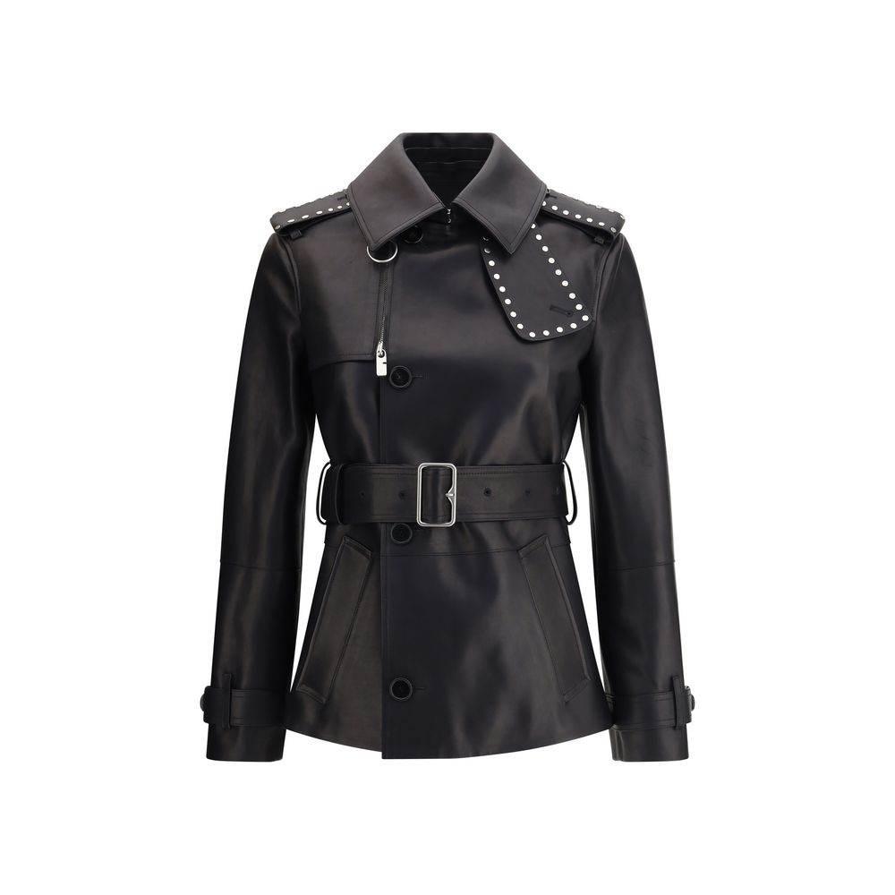 Burberry Leather Jacket - Hilstor