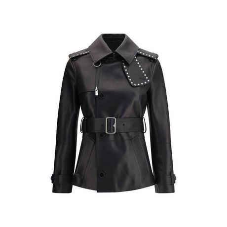 Burberry Leather Jacket - Hilstor