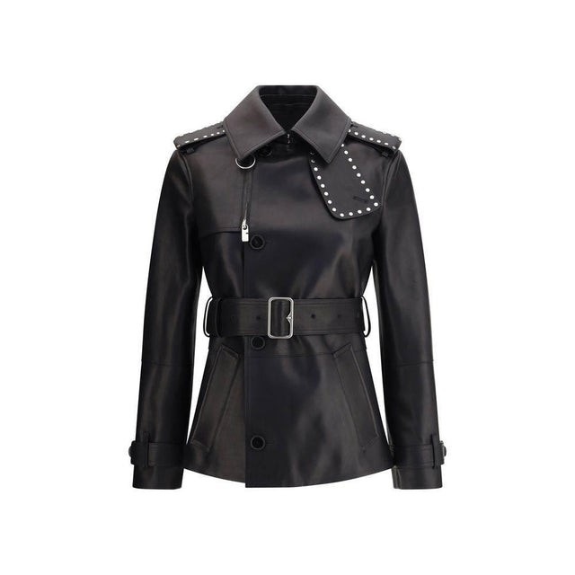 Burberry Leather Jacket - Hilstor
