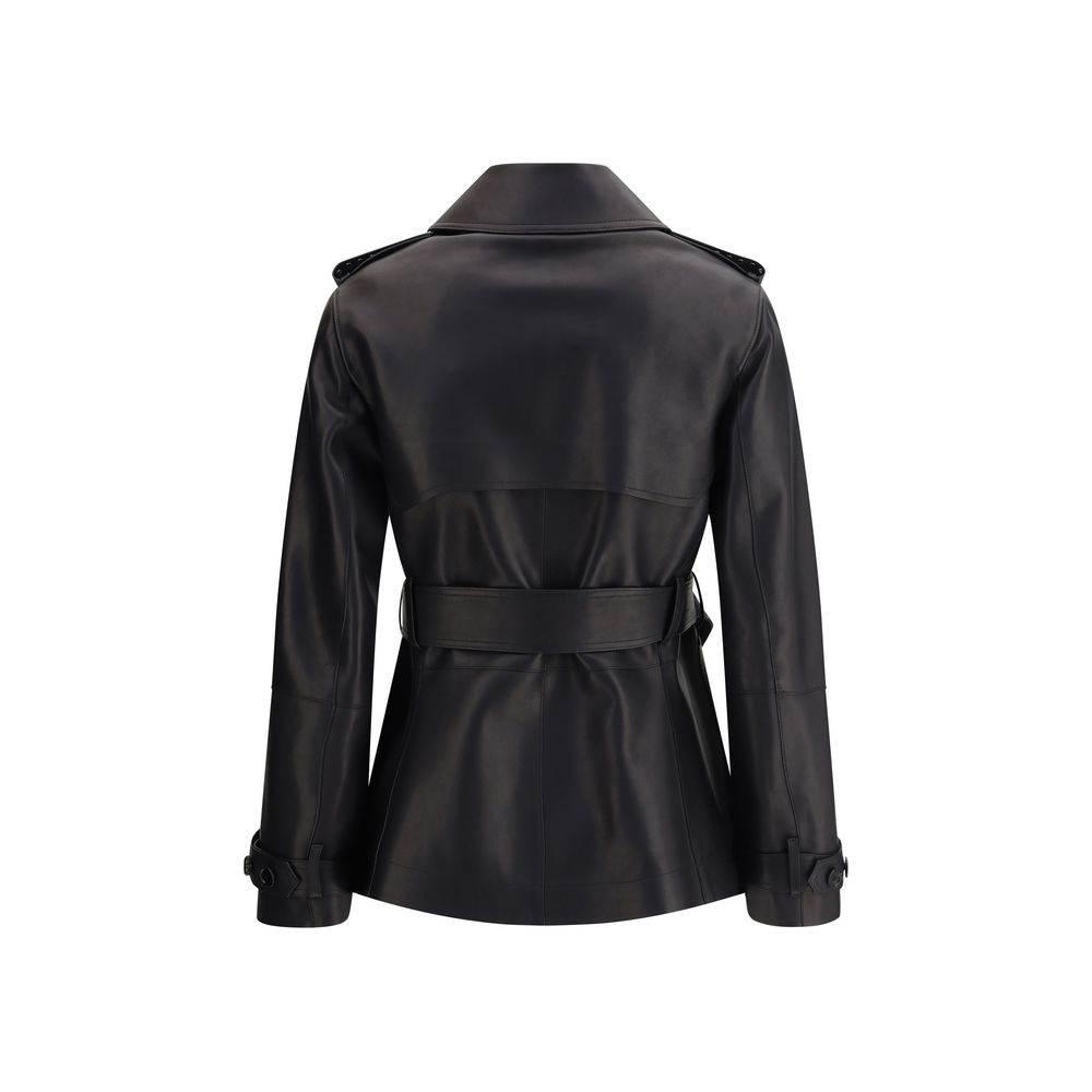 Burberry Leather Jacket - Hilstor