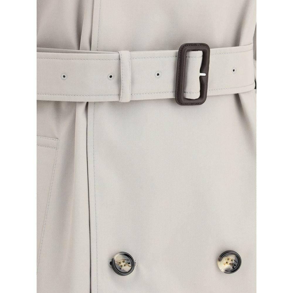 Burberry Breasted Trench Jacket - Hilstor
