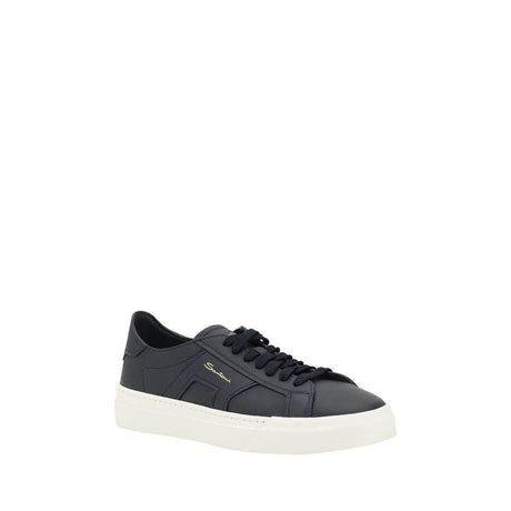 Santoni Leather Sneakers - Hilstor