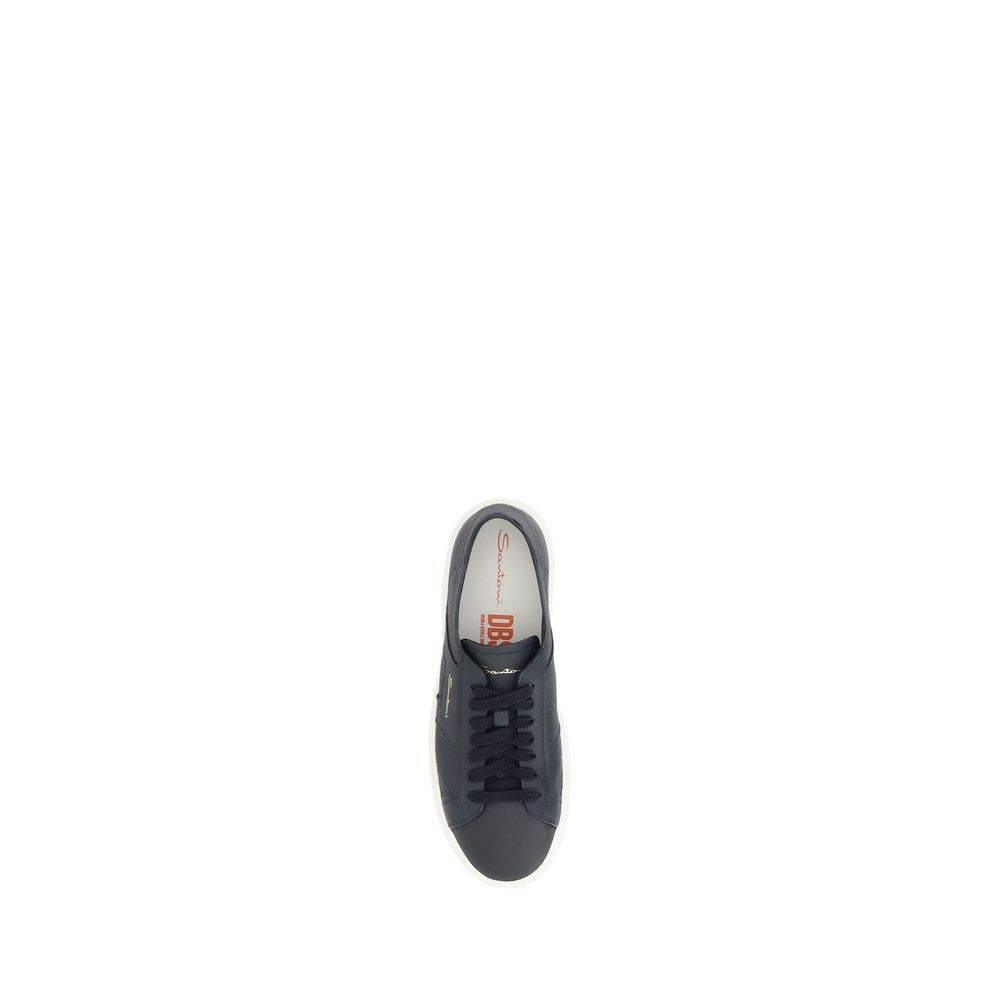 Santoni Leather Sneakers - Hilstor