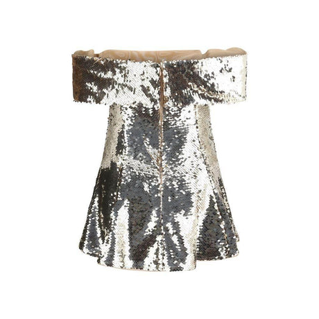 Self-Portrait Off-shoulder Mini Dress - Hilstor