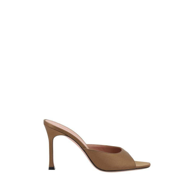Amina Muaddi Alexa Slipper Sandals - Hilstor