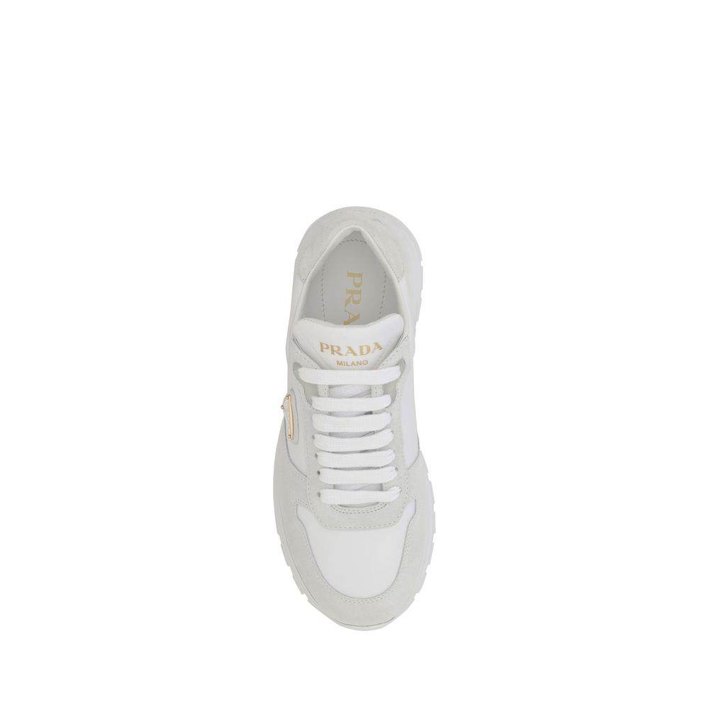 Prada Leather Sneakers - Hilstor