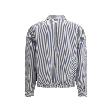 Prada Striped Zip Jacket - Hilstor