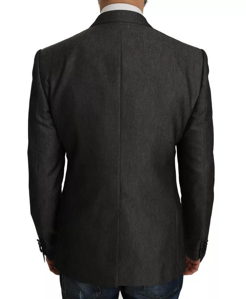 Dolce & Gabbana Gray MARTINI 2 Piece Vest Coat Blazer - Hilstor
