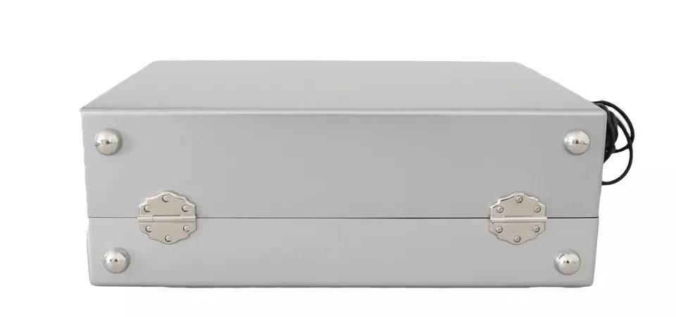Dolce & Gabbana Silver Retro Radio Boombox Limited Edition Handmade Wood Bag - Hilstor
