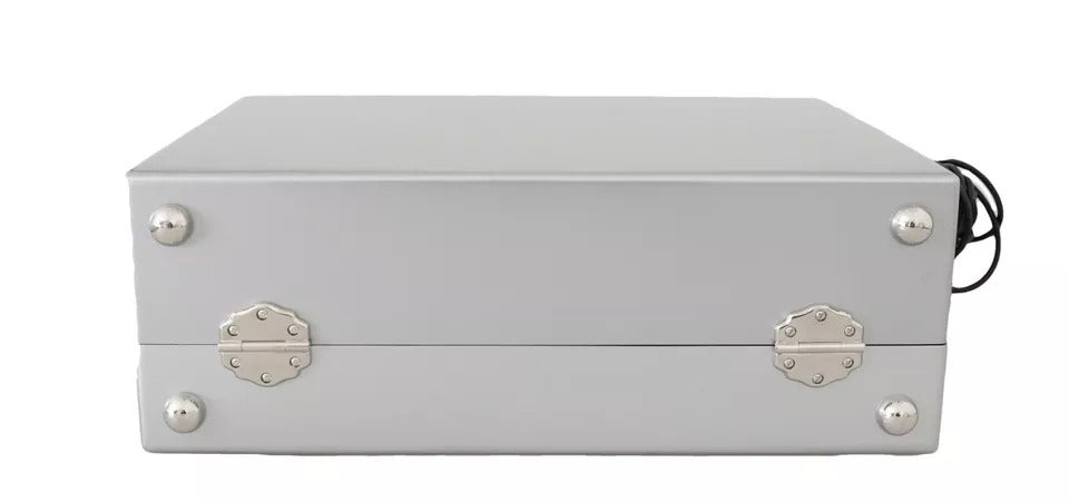Dolce &amp; Gabbana Silver Retro Radio Boombox Limited Edition Håndlavet trætaske