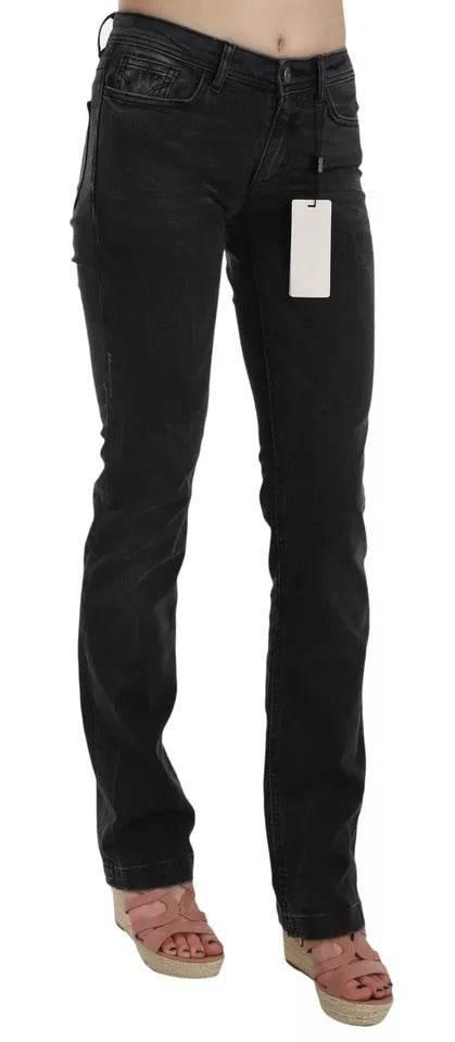 Dolce & Gabbana Black Slim Fit Cotton Jeans D&G Pants - Hilstor