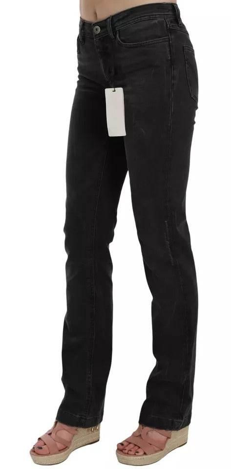 Dolce & Gabbana Black Slim Fit Cotton Jeans D&G Pants - Hilstor