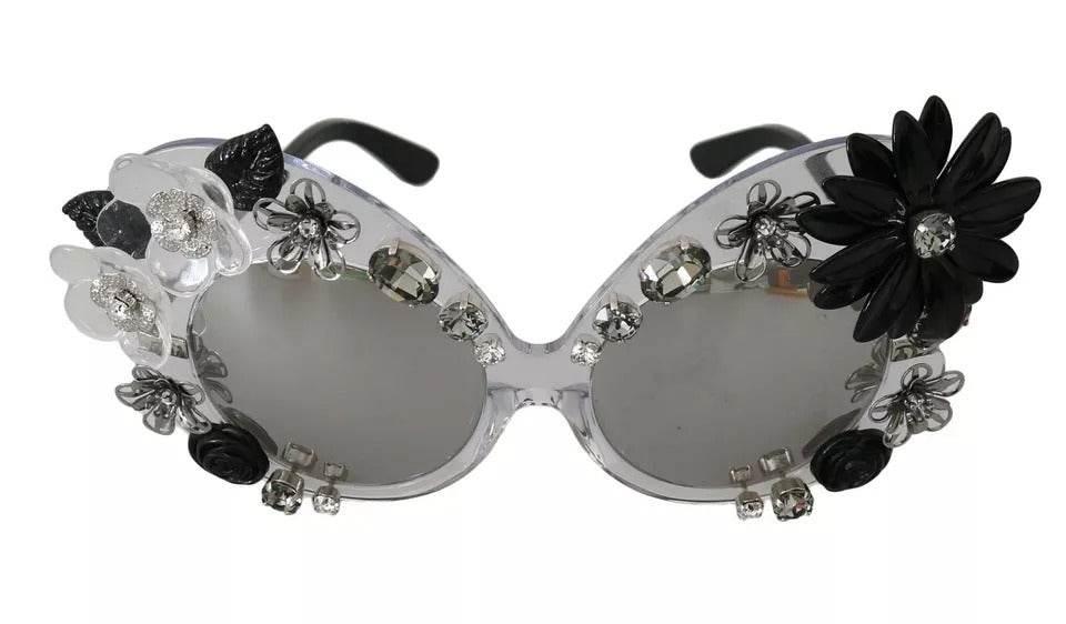 Dolce & Gabbana Transparent DG4292 Round Crystal Sunglasses - Hilstor