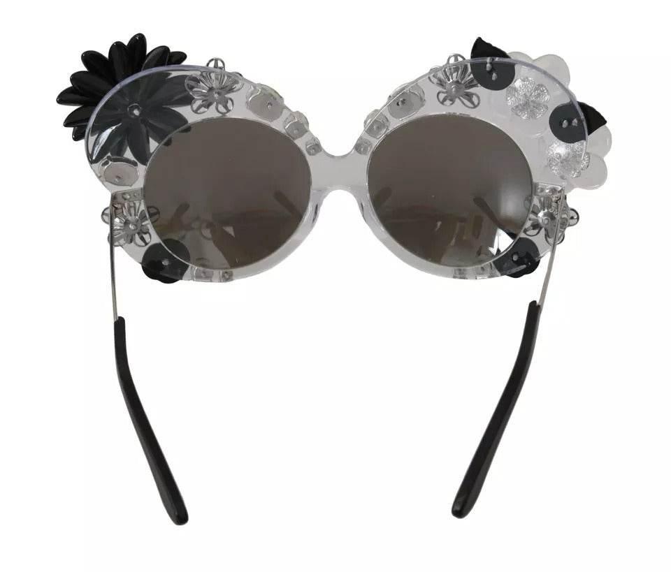 Dolce & Gabbana Transparent DG4292 Round Crystal Sunglasses - Hilstor
