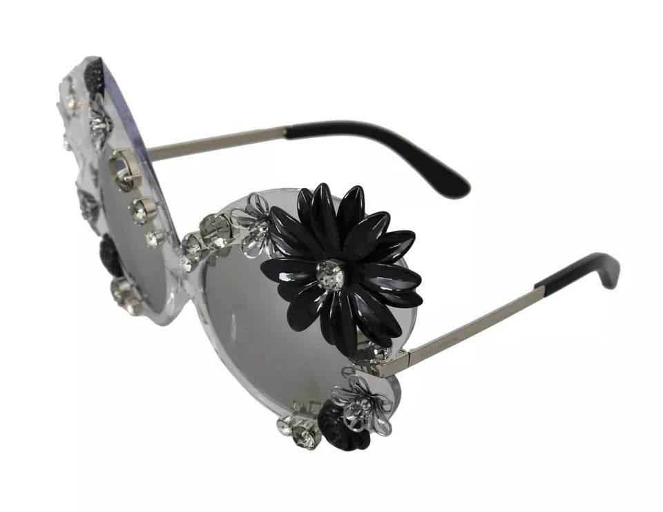 Dolce & Gabbana Transparent DG4292 Round Crystal Sunglasses - Hilstor