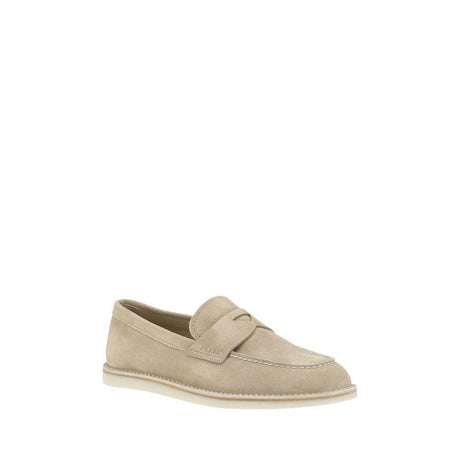 Prada Suede Loafers - Hilstor