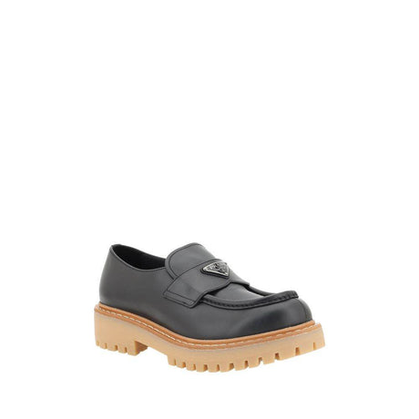 Prada Leather Loafers - Hilstor