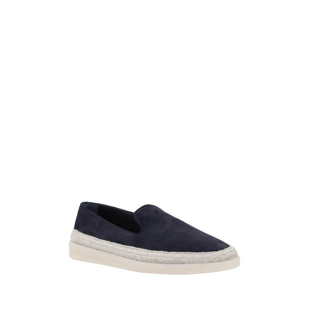 Prada Suede Loafers - Hilstor