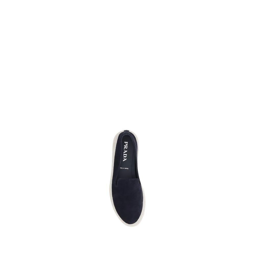 Prada Suede Loafers - Hilstor