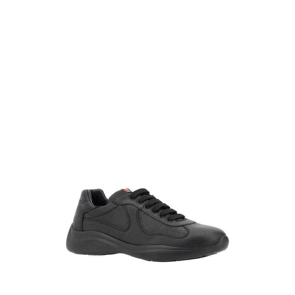 Prada Leather Sneakers - Hilstor