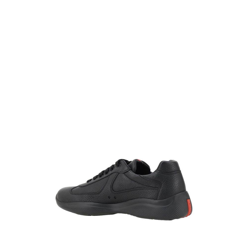Prada Leather Sneakers - Hilstor