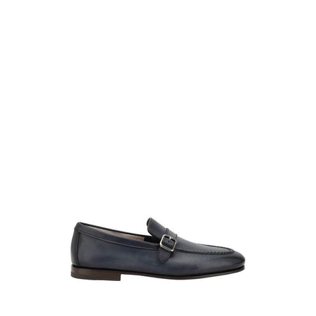 Santoni Loafers with a single buckle - Hilstor
