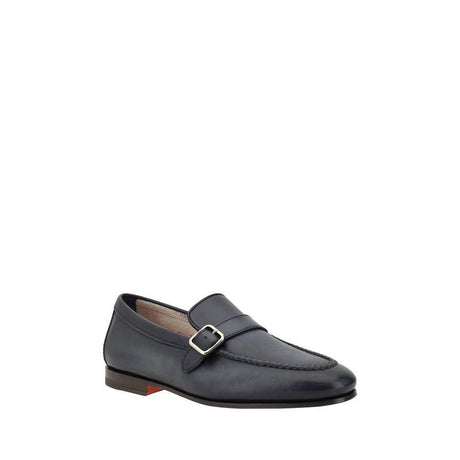 Santoni Loafers with a single buckle - Hilstor