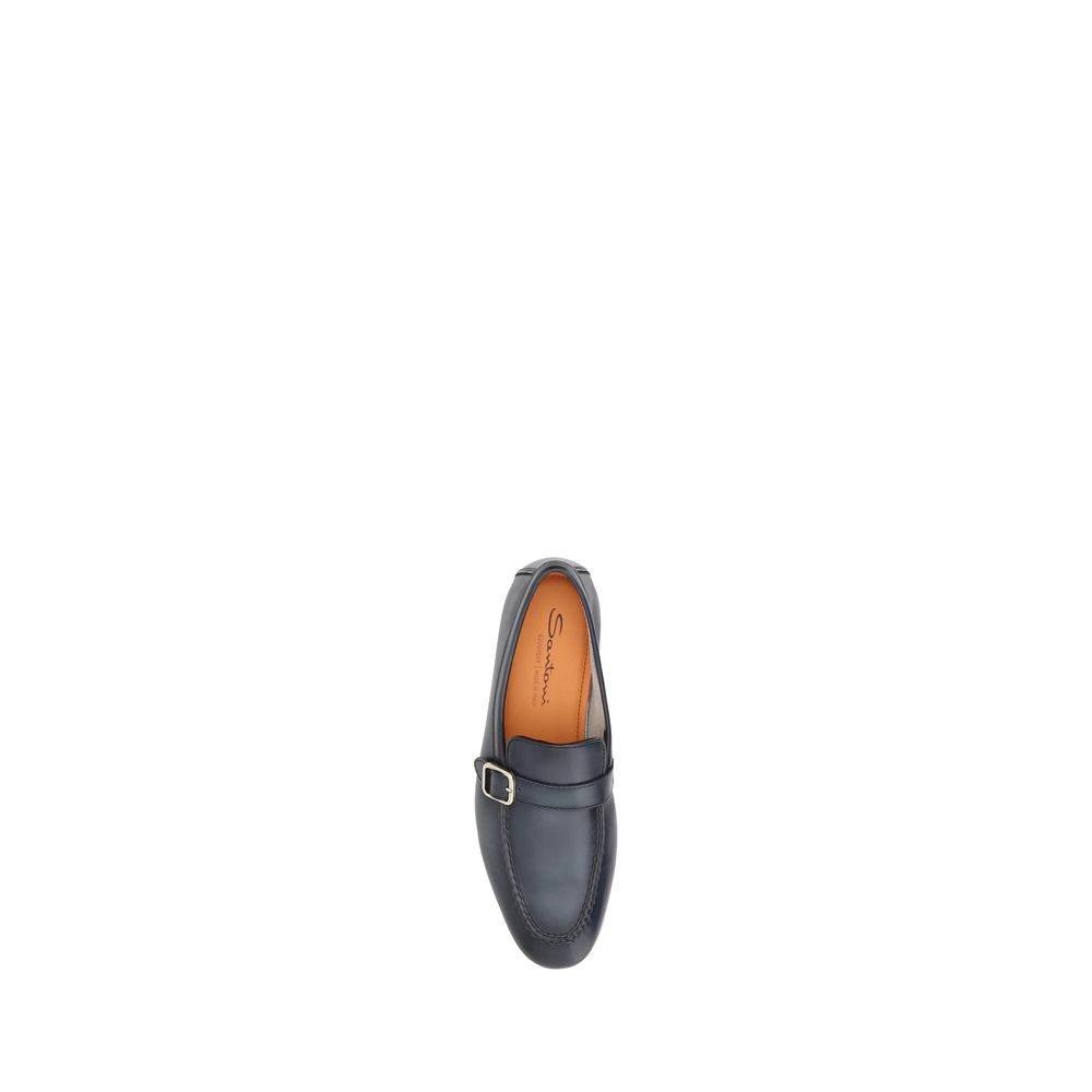 Santoni Loafers with a single buckle - Hilstor