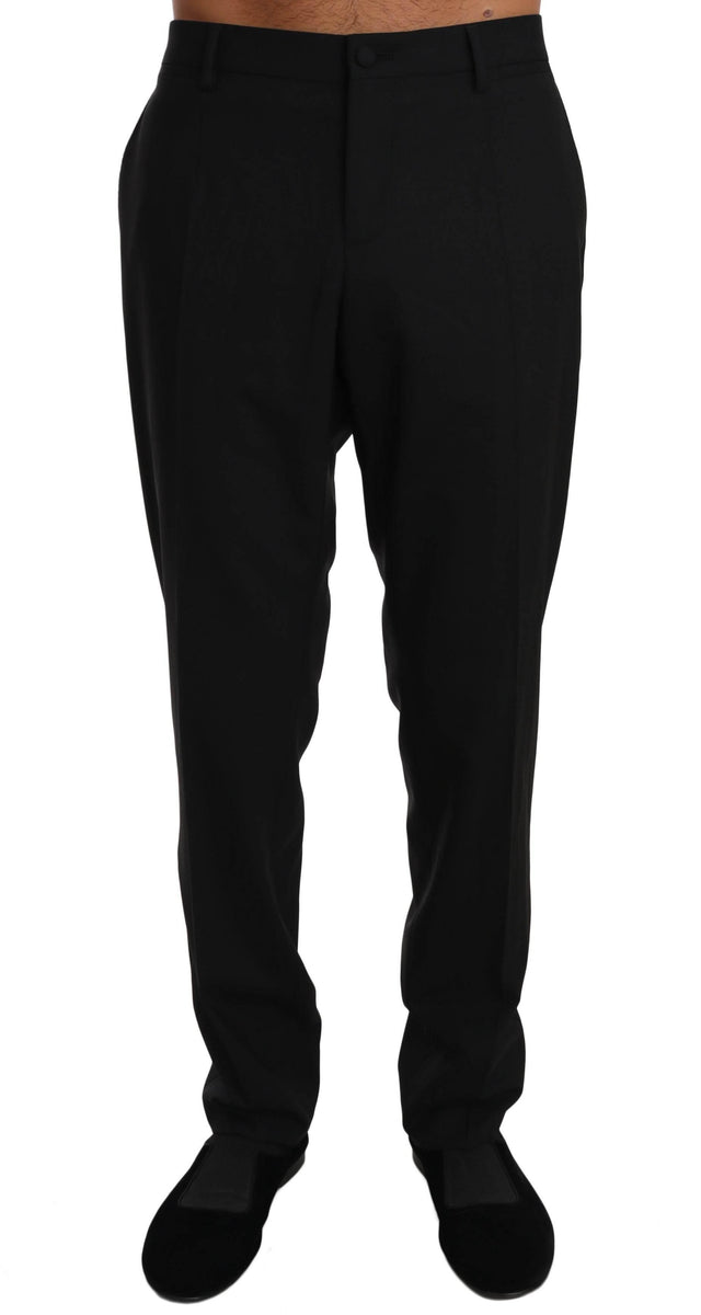 Dolce & Gabbana Elegant Formal Wool Blend Trousers - Hilstor