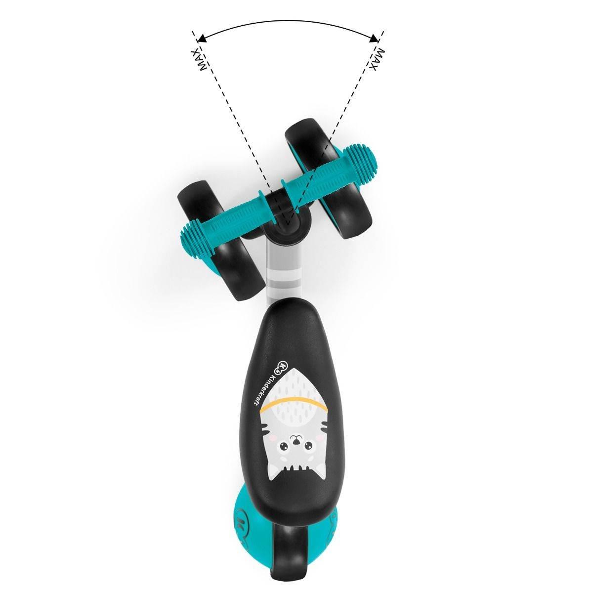 Balance Bike CUTIE – Turquoise | Adjustable First Bike for Toddlers | Lightweight & Safe Design - Hilstor
