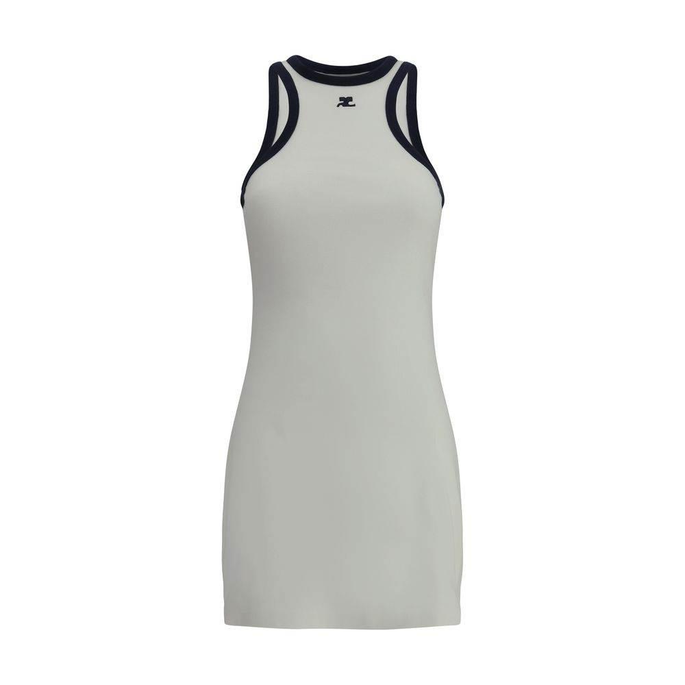 Courrėges Cotton Scuba Mini Dress - Hilstor