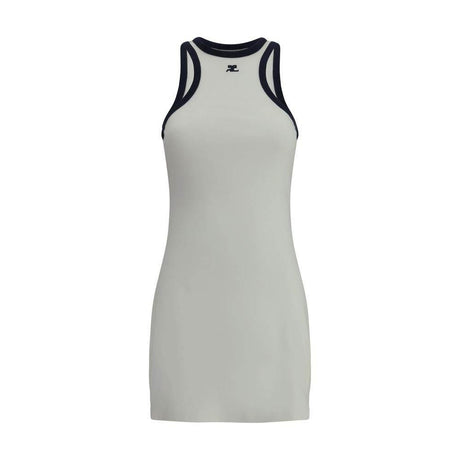Courrėges Cotton Scuba Mini Dress - Hilstor